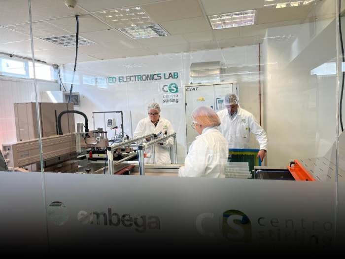 centro  Stirling printed electronic lab